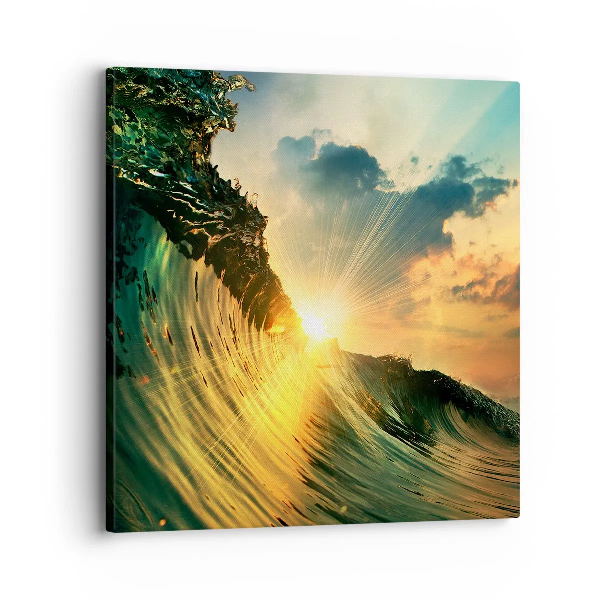 Impression sur toile - Image sur toile - Surfeur, où es-tu ? - 30x30 cm