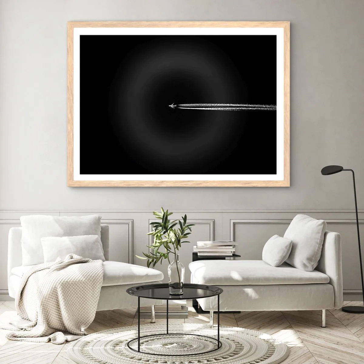 Affiche dans un chêne clair - Poster - Dans une autre dimension - 40x30 cm