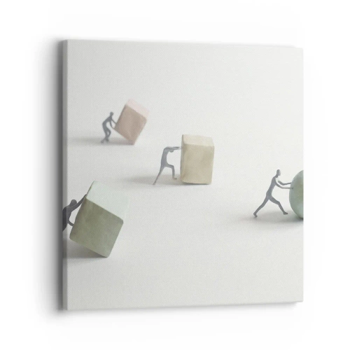 Impression sur toile - Image sur toile - Rien que la vie - 40x40 cm