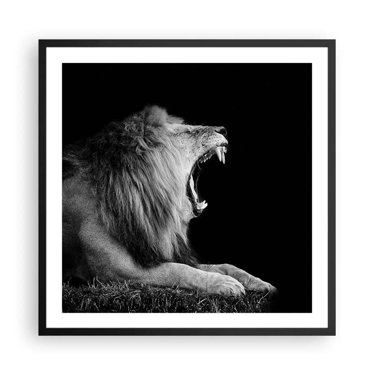 Affiche dans un cadre noir - Poster - Sans aucun doute - 60x60 cm