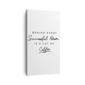 Impression sur toile - Image sur toile - Secret du succès - 45x80 cm