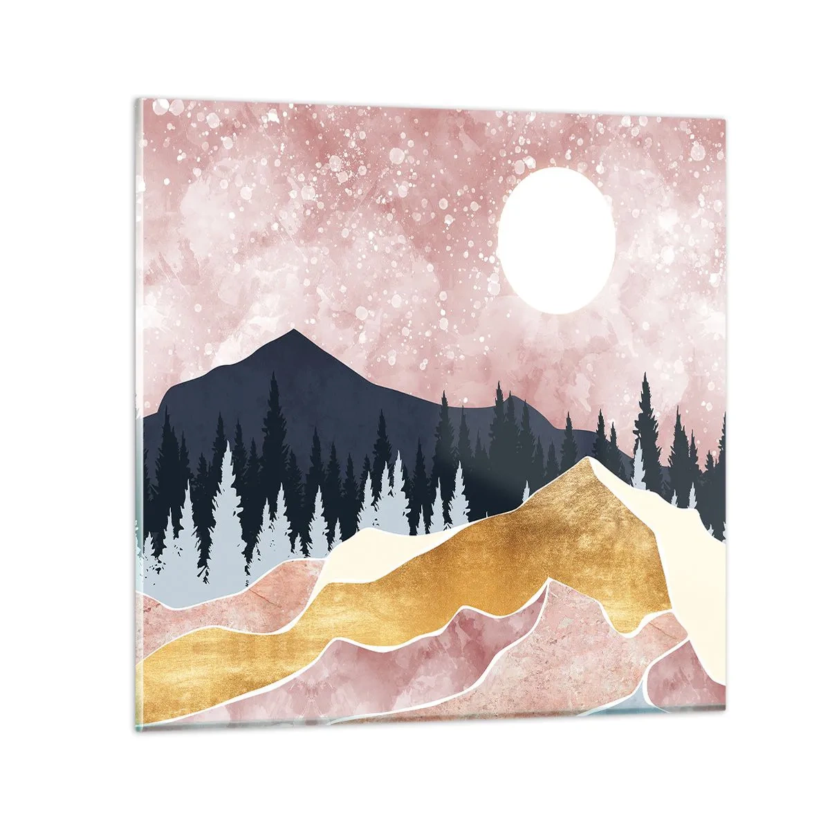 Impression sur verre - Image sur verre - Gardien de la nuit - 30x30 cm