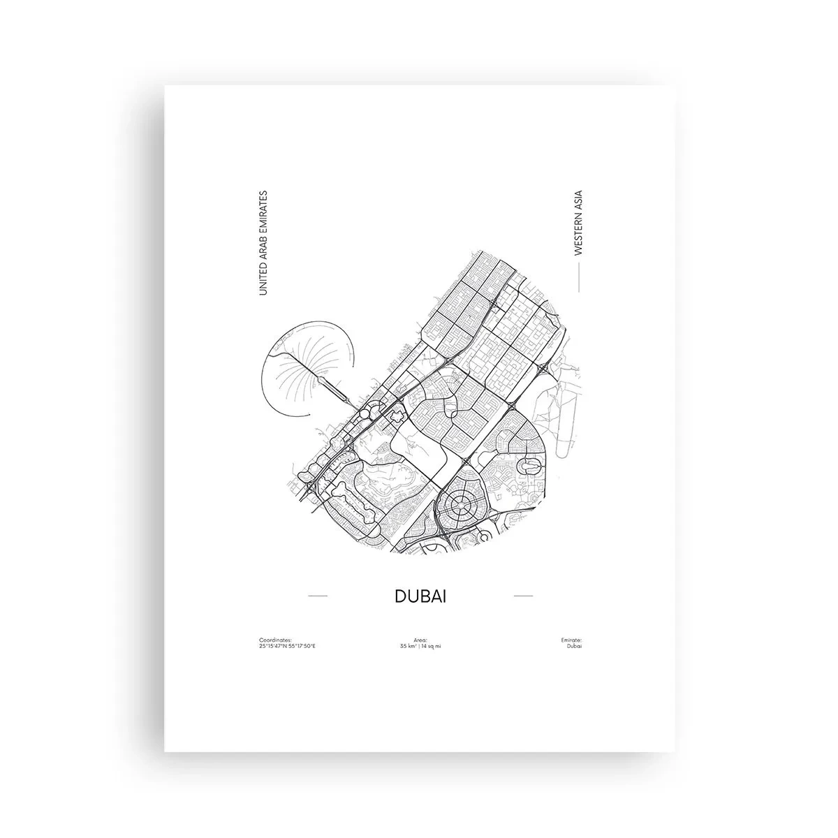 Affiche - Poster - Anatomie de Dubaï - 30x40 cm