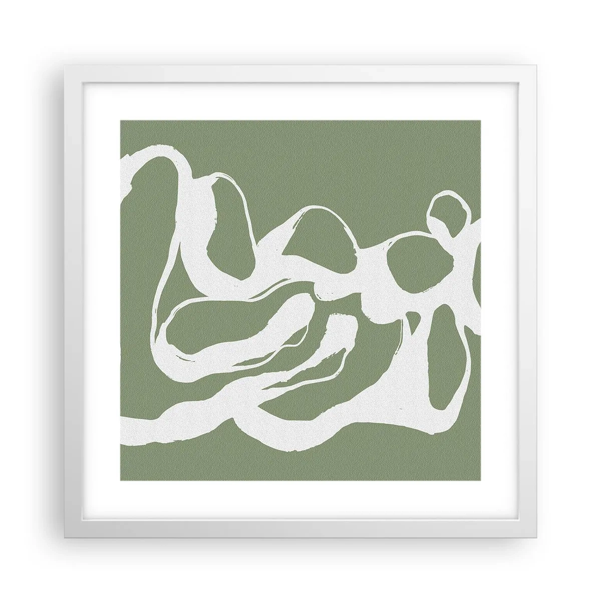 Affiche dans un cadre blanc - Poster - L'appel de l'espace - 40x40 cm