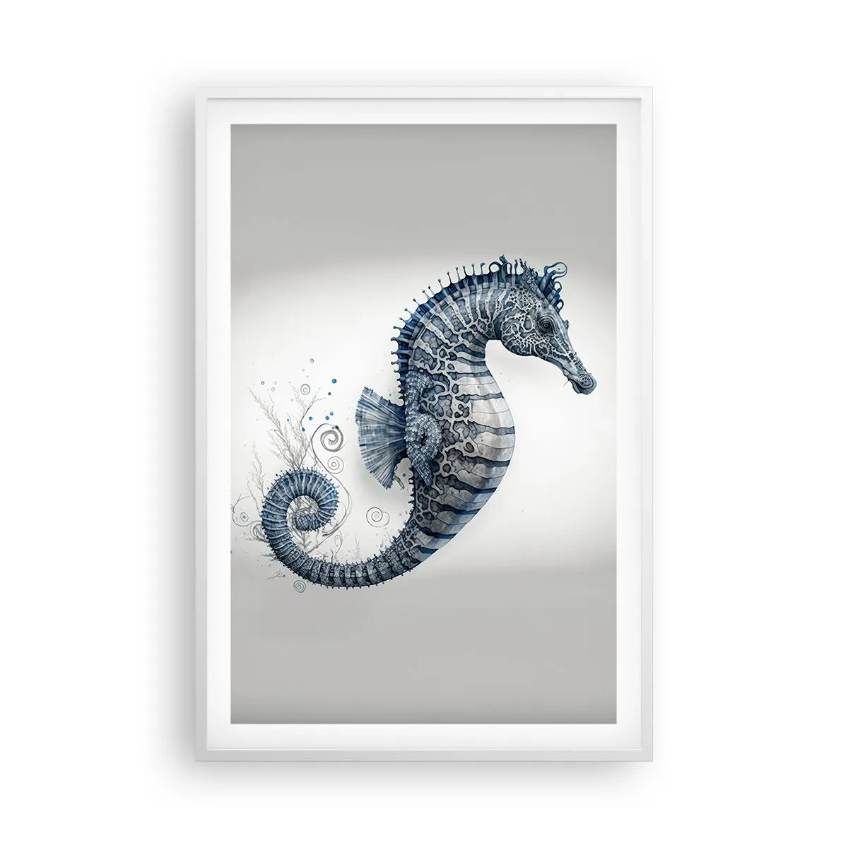 Affiche dans un cadre blanc - Poster - Une subtile plaisanterie de la nature - 61x91 cm