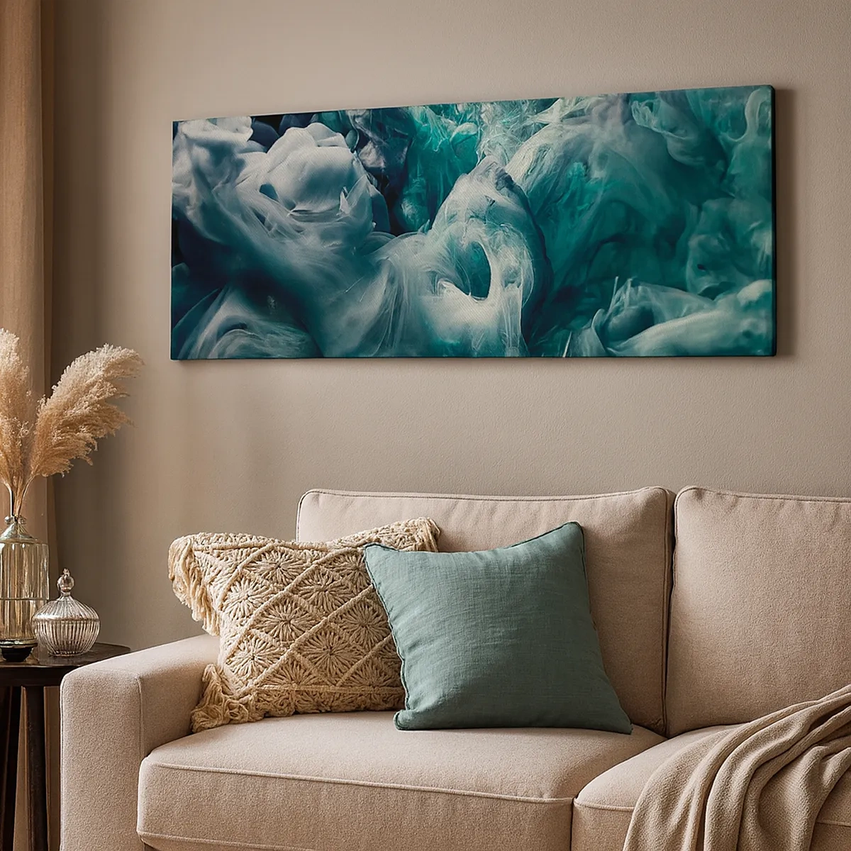 Impression sur toile - Image sur toile - Mouvement des couleurs - 30x30 cm