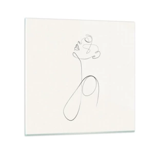 Impression sur verre - Image sur verre - En boucle dans les rêves - 30x30 cm