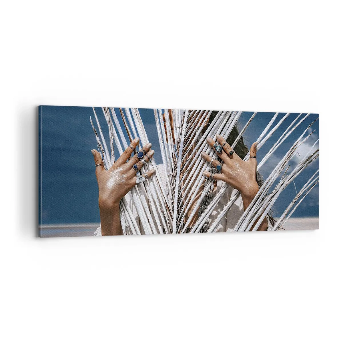 Impression sur toile - Image sur toile - Fille de chaman ? - 100x40 cm