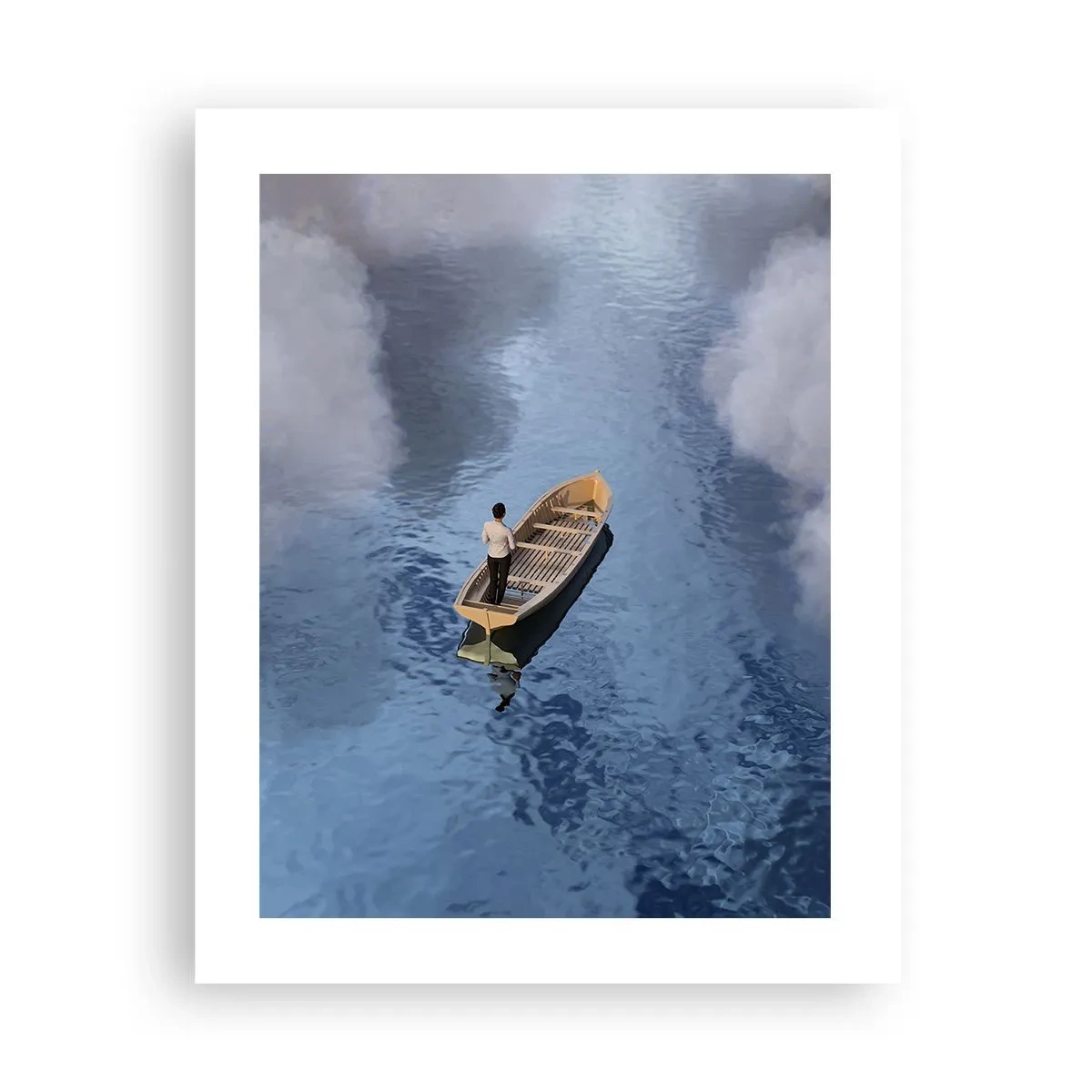 Affiche - Poster - Vie – voyage – inconnu - 40x50 cm