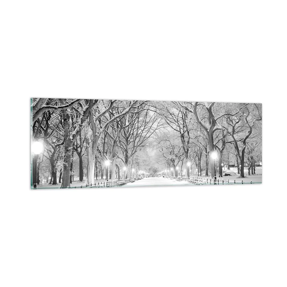 Impression sur verre - Image sur verre - Les quatres saisons – l’hiver - 90x30 cm