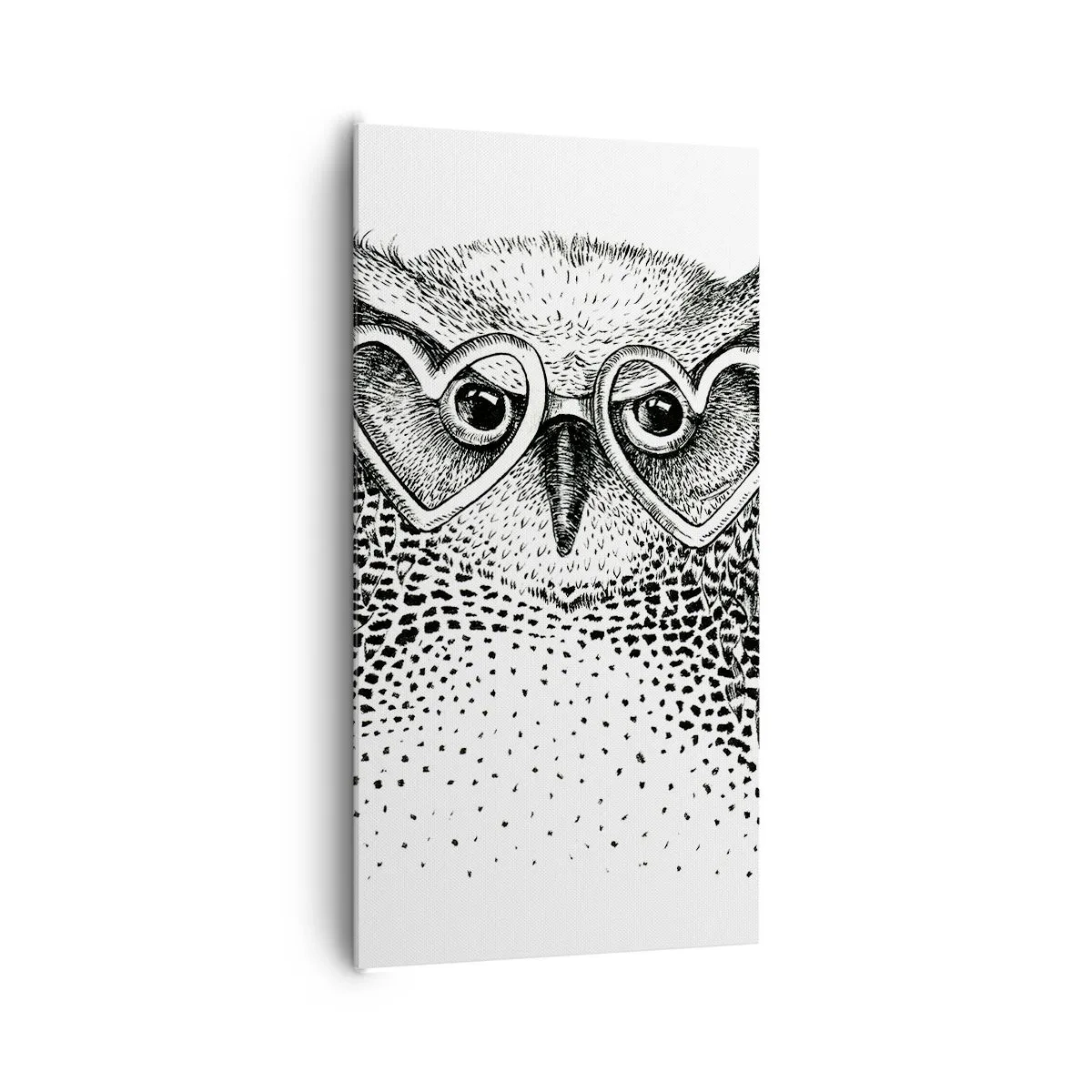 Impression sur toile - Image sur toile - Sagement et avec amour - 65x120 cm