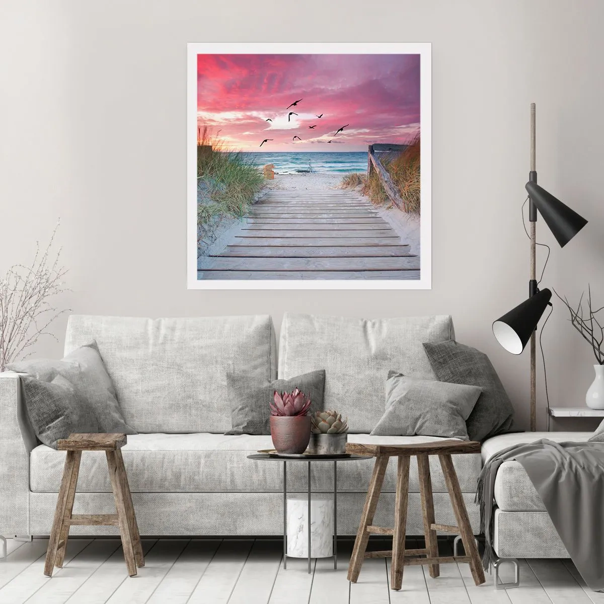 Affiche - Poster - Impression de la Baltique - 50x50 cm