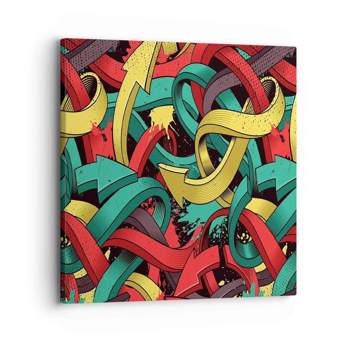 Impression sur toile - Image sur toile - Quel chemin vers le but ? - 30x30 cm