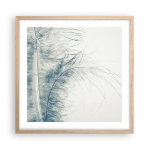 Affiche dans un chêne clair - Poster - Les sept natures - 50x50 cm