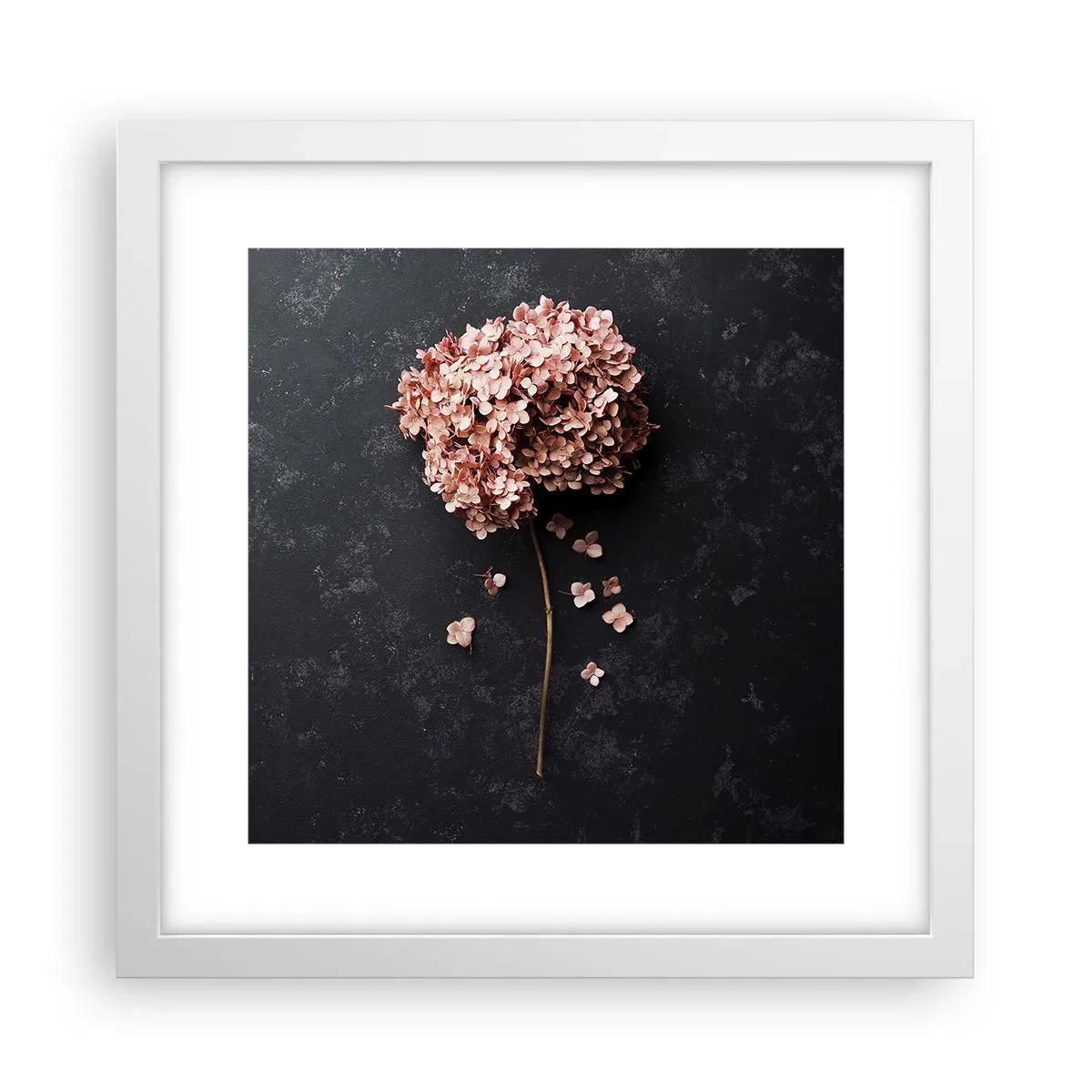 Affiche dans un cadre blanc - Poster - Un signe vraiment romantique - 30x30 cm