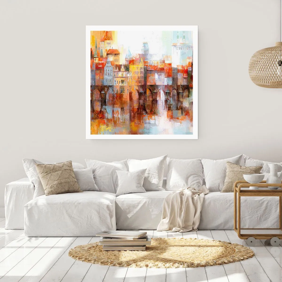 Affiche - Poster - C'est aussi beau sous le pont - 50x50 cm