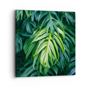 Impression sur toile - Image sur toile - Immergez-vous dans la fraîcheur - 40x40 cm