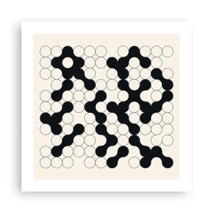 Affiche - Poster - Jeu chinois – variation - 50x50 cm