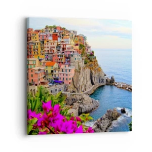 Impression sur toile - Image sur toile - La ville qui rit - 40x40 cm