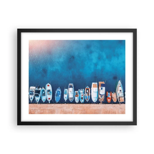 Affiche dans un cadre noir - Poster - En une seule fois - 50x40 cm
