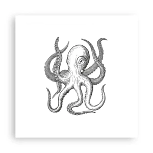 Affiche - Poster - Dansant avec les vagues - 50x50 cm