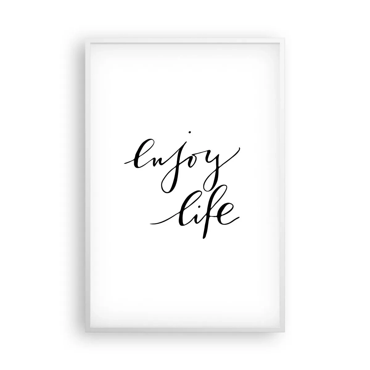 Affiche dans un cadre blanc - Poster - Rien à ajouter.... - 61x91 cm