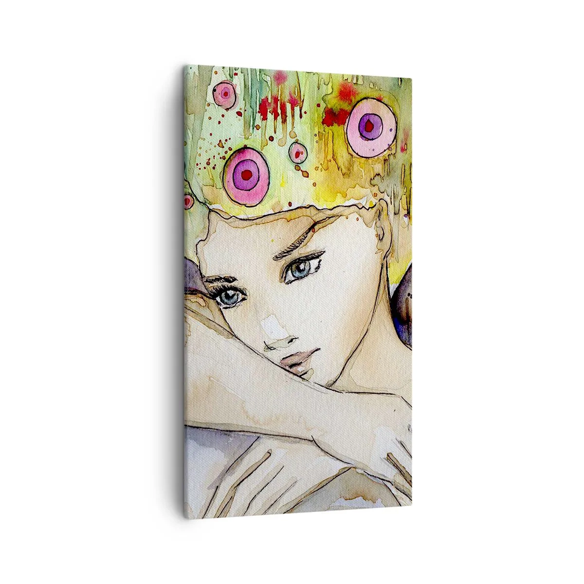 Impression sur toile - Image sur toile - La princesse papillon - 45x80 cm