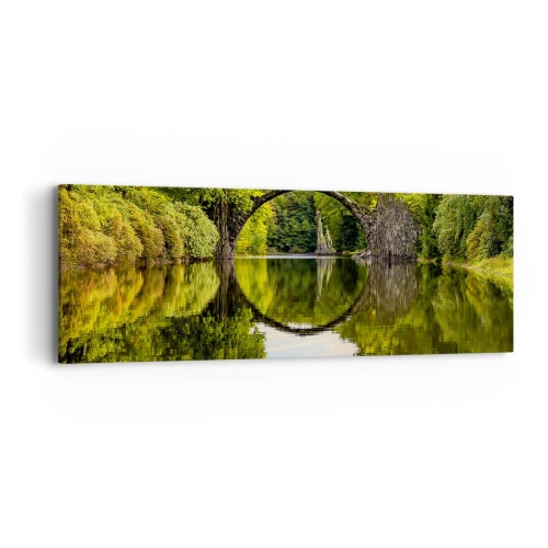 Impression sur toile - Image sur toile - À la jonction de deux mondes - 90x30 cm