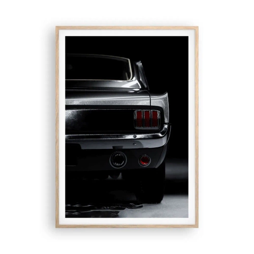 Affiche dans un chêne clair - Poster - Le charme du classique - 70x100 cm