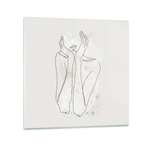 Impression sur verre - Image sur verre - Instant de rêve - 50x50 cm