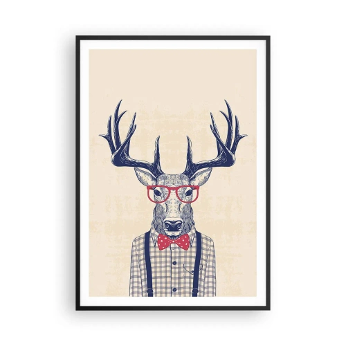 Affiche dans un cadre noir - Poster - Une extravagance amusante - 70x100 cm