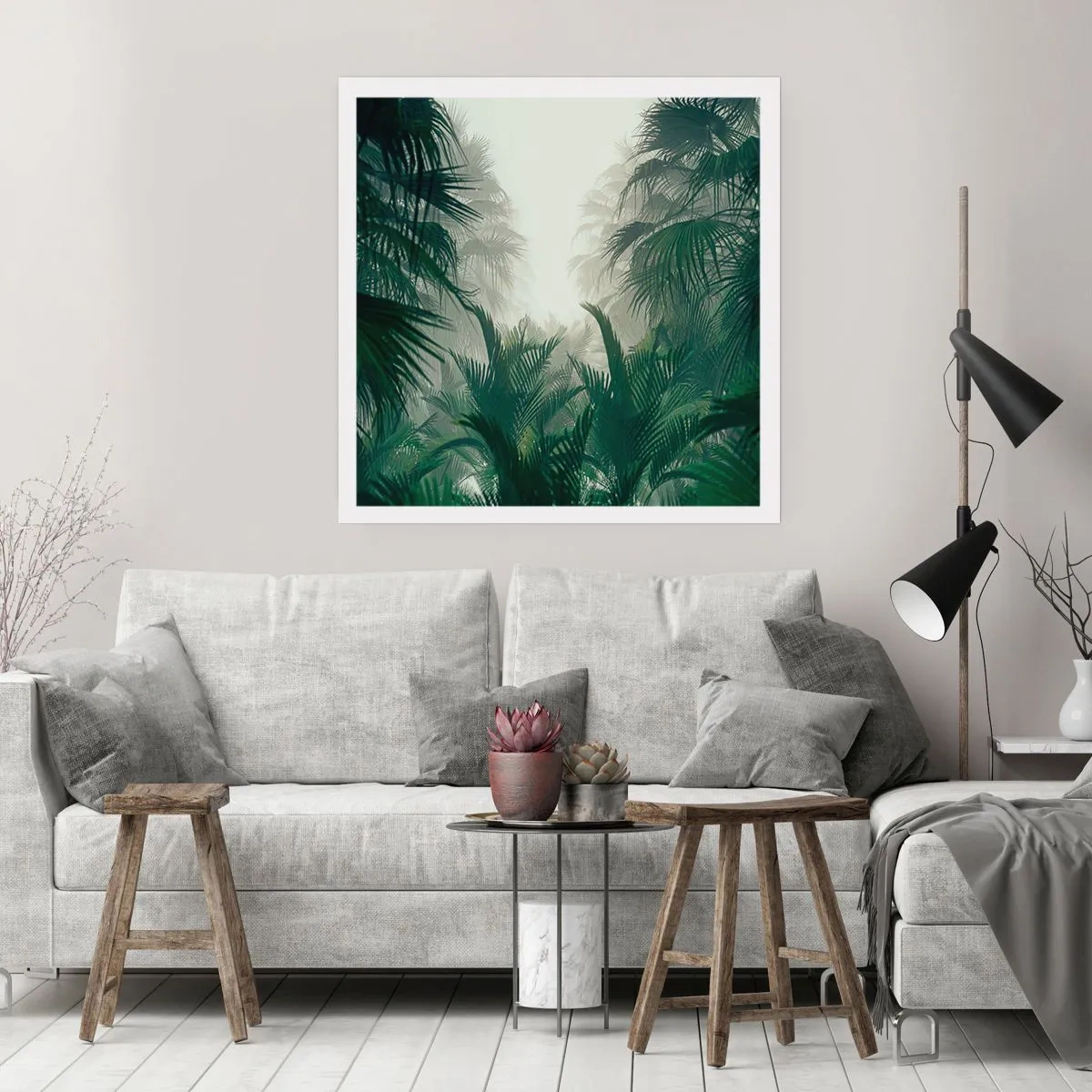 Affiche - Poster - Secret tropical - 60x60 cm