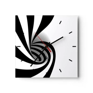 Horloge murale - Pendule murale - Et pourtant ça tourne - 40x40 cm