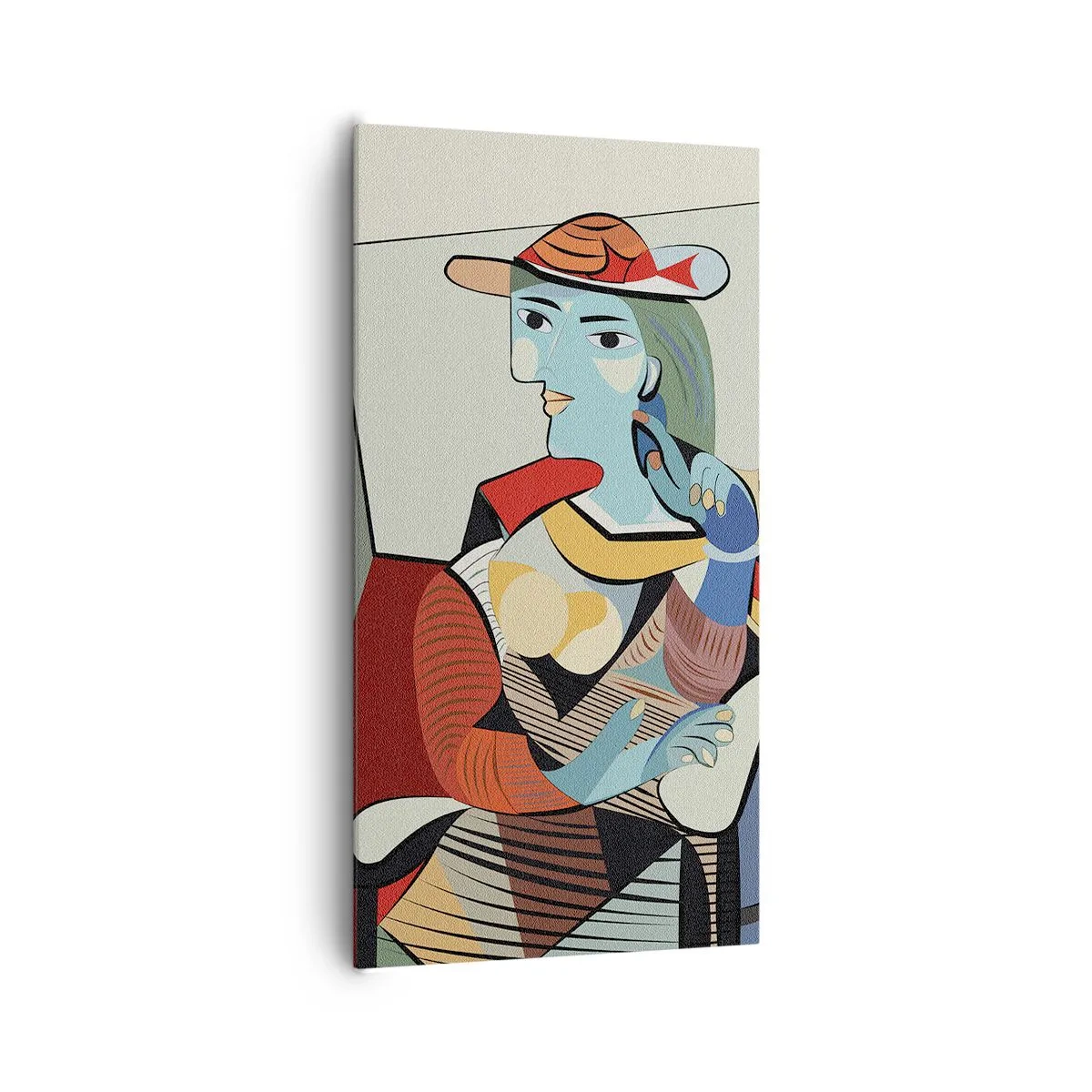 Impression sur toile - Image sur toile - À travers les yeux de Picasso - 65x120 cm