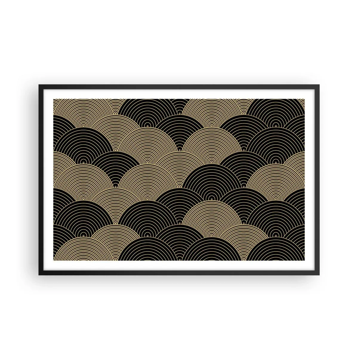 Affiche dans un cadre noir - Poster - Unité dans la multiplicité - 91x61 cm