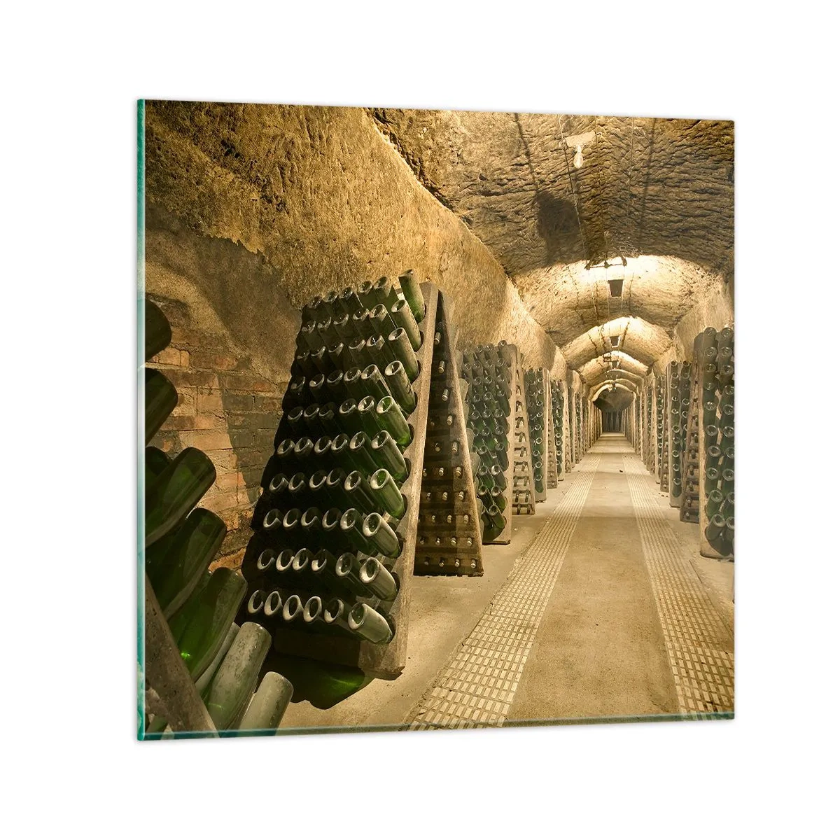 Impression sur verre - Image sur verre - L'éveil du goût - 70x70 cm