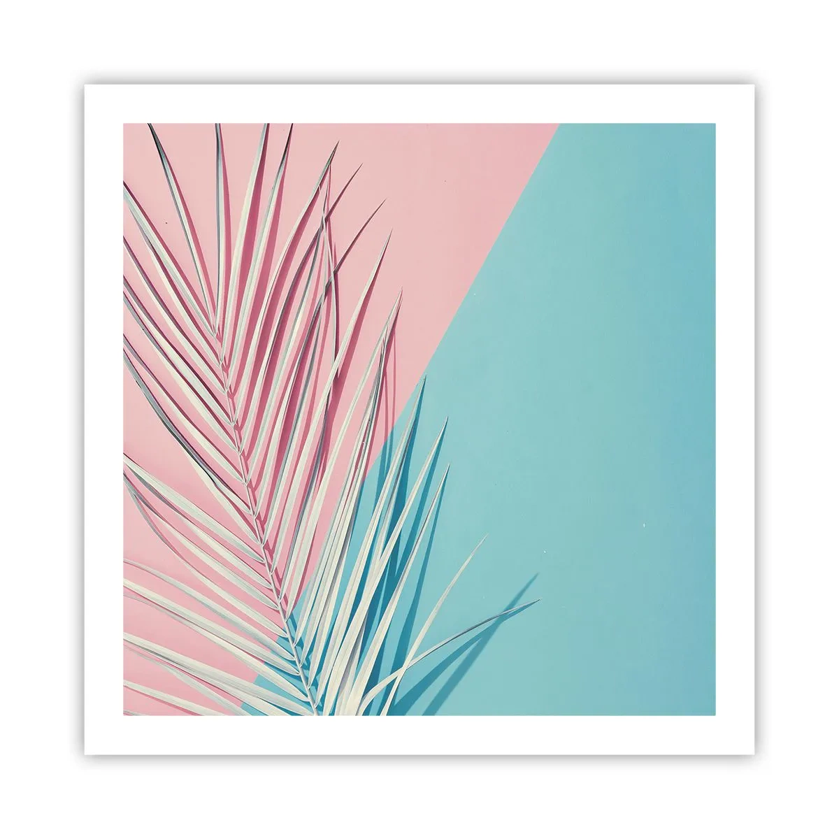 Affiche - Poster - Impression tropicale - 60x60 cm