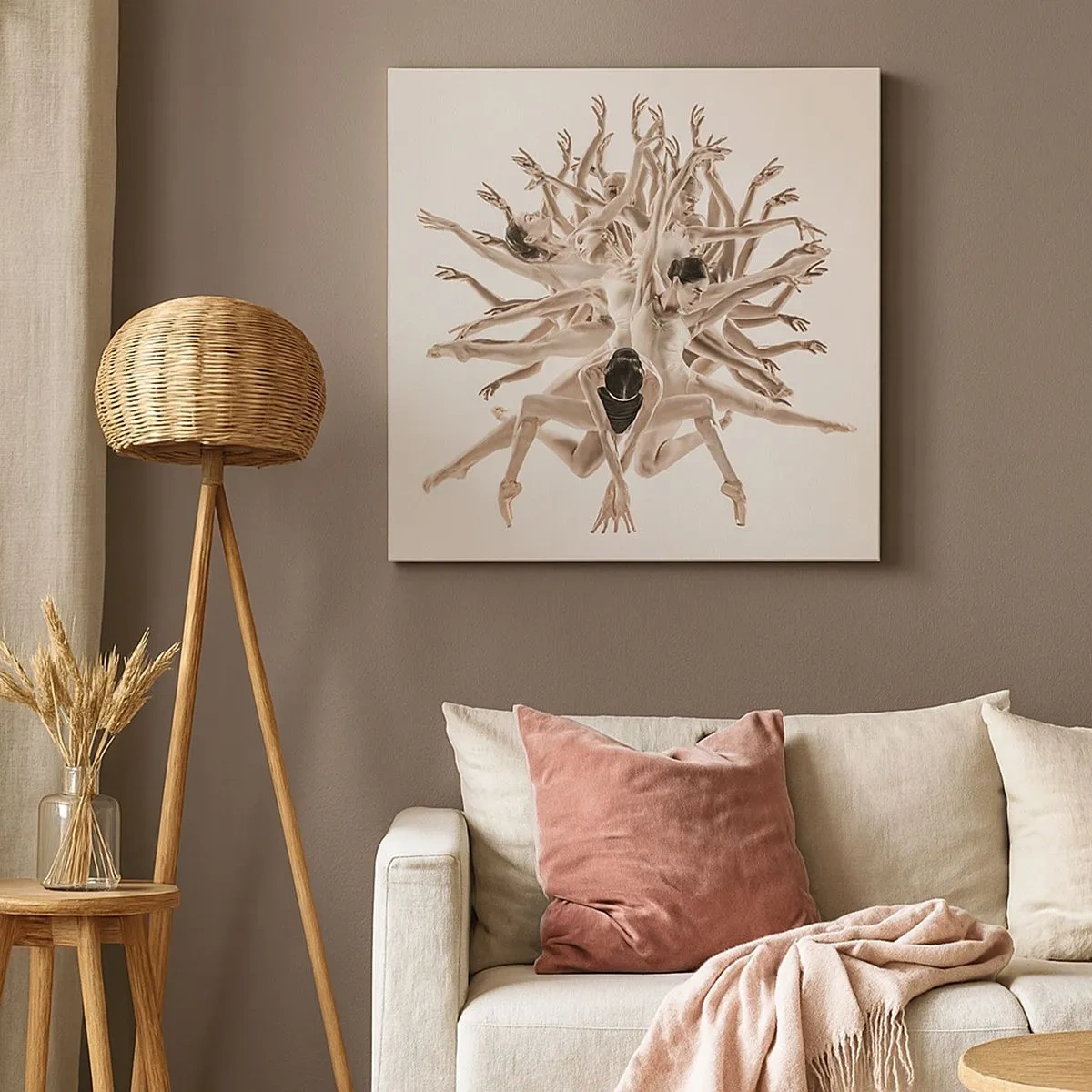 Impression sur toile - Image sur toile - S'épanouir en danse - 30x30 cm