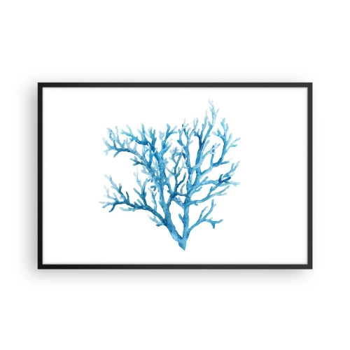 Affiche dans un cadre noir - Poster - Filigrane nautique - 91x61 cm