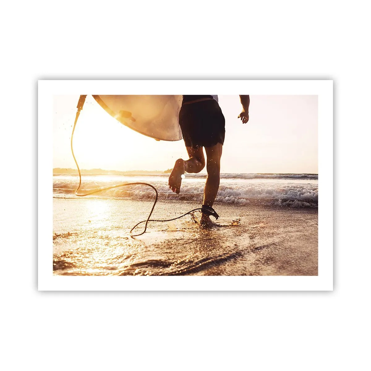 Affiche - Poster - A la rencontre des vagues - 70x50 cm