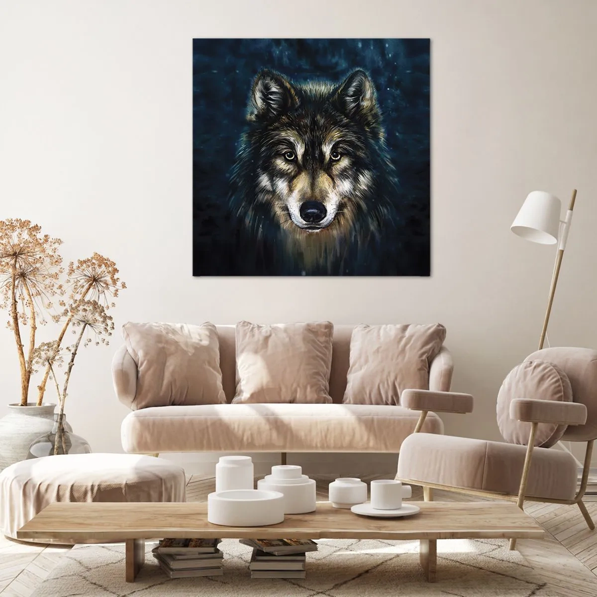 Impression sur toile - Image sur toile - Alpha? Et oméga - 40x40 cm