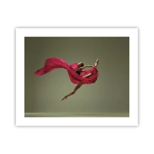 Affiche - Poster - Flamme dansante - 50x40 cm