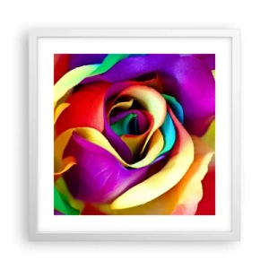 Affiche dans un cadre blanc - Poster - Ce n'est pas possible - 40x40 cm