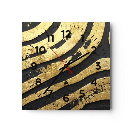Horloge murale - Pendule murale - Tout coule - 30x30 cm