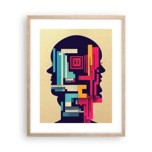 Affiche dans un chêne clair - Poster - De nouvelles obligations - 40x50 cm