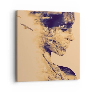 Impression sur toile - Image sur toile - Beauté de la nature - 30x30 cm