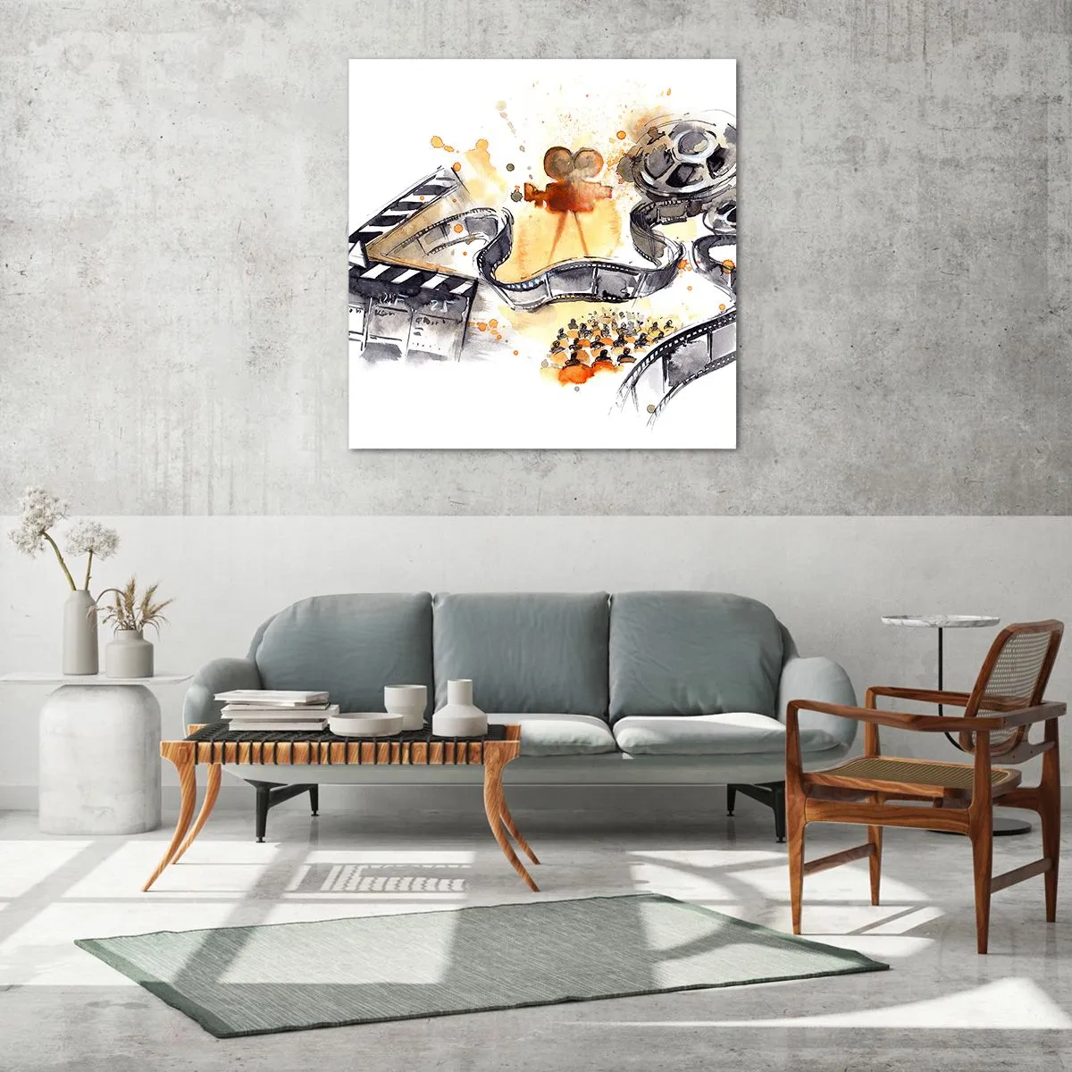 Impression sur verre - Image sur verre - Au pays des rêves - 70x70 cm