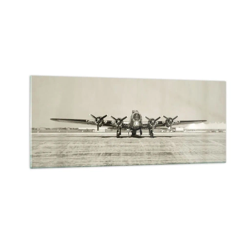 Impression sur verre - Image sur verre - Toujours prêt! - 100x40 cm