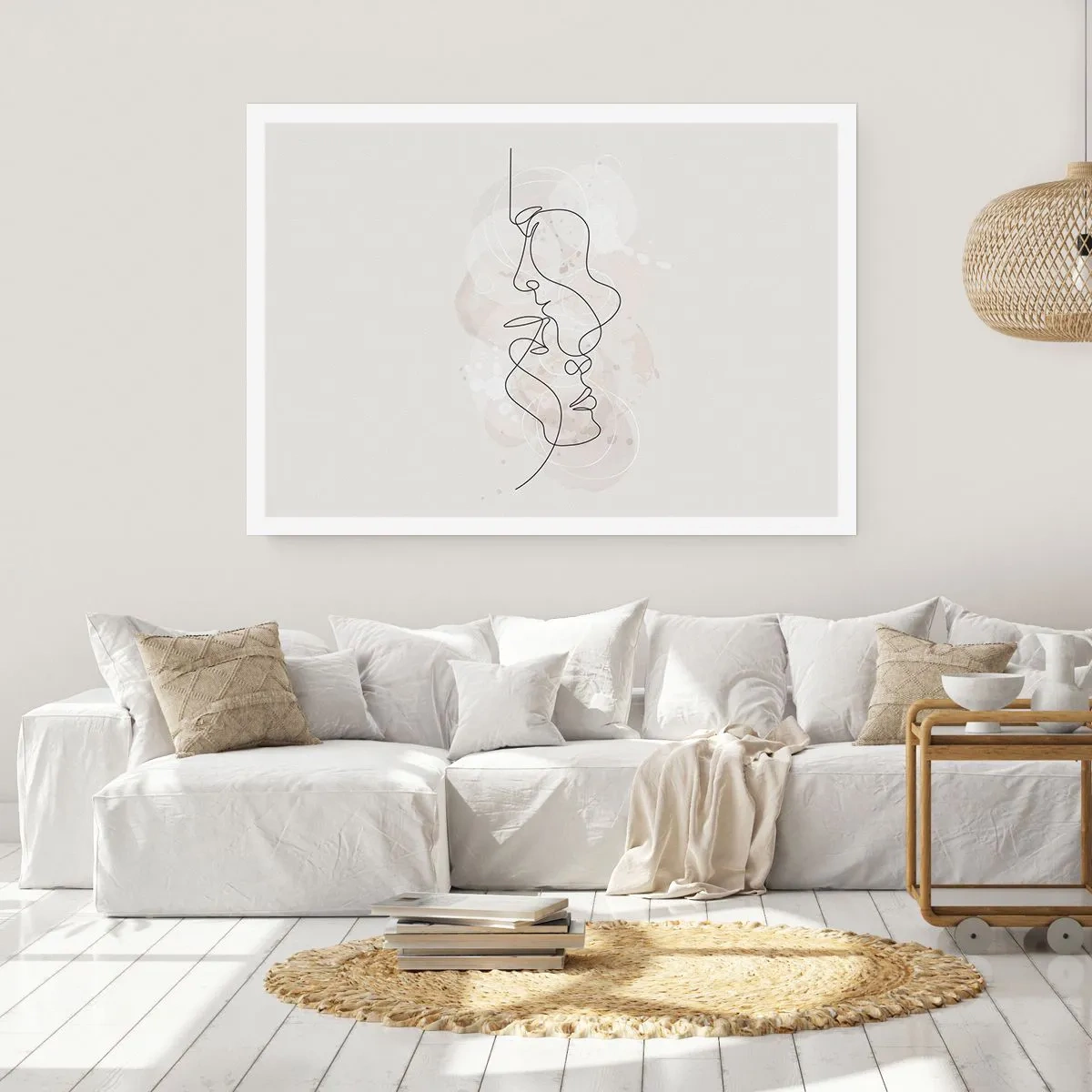Affiche - Poster - Emmêlé dans une étreinte - 70x50 cm