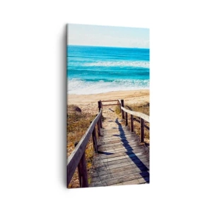 Impression sur toile - Image sur toile - Cours! - 45x80 cm